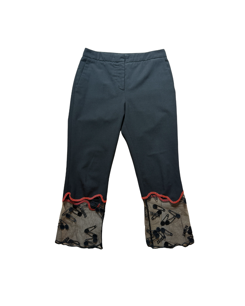 Versus Versace Black Capri Pants