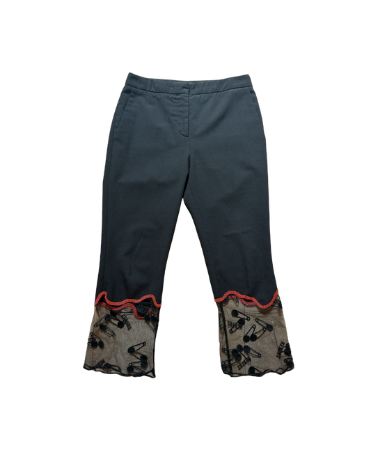 Versus Versace Black Capri Pants