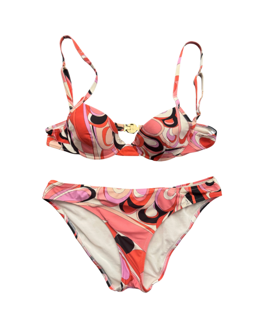 Emilio Pucci Pink Printed Bikini
