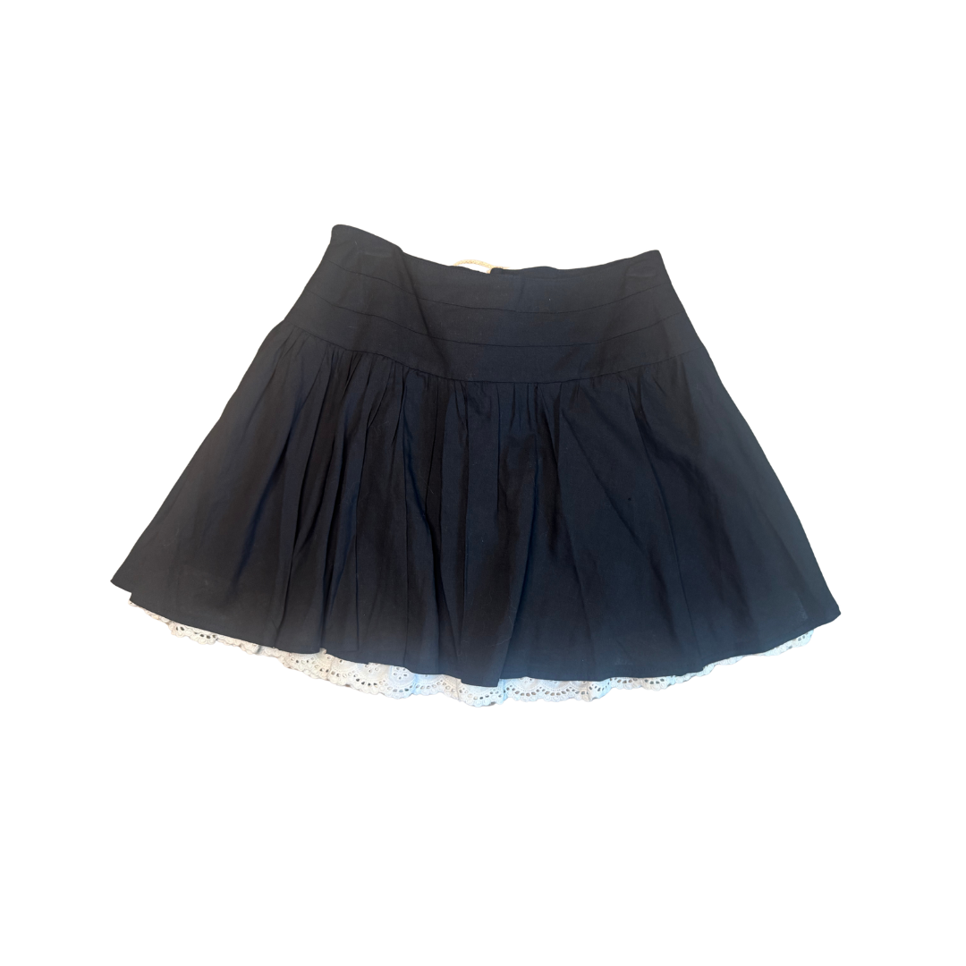Cecil McBee Lace Up Skirt
