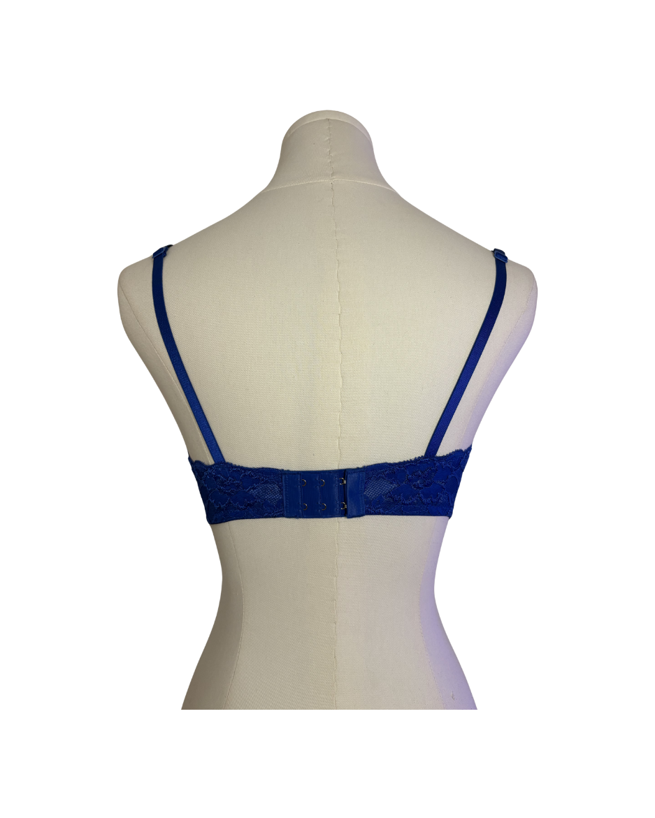 Moschino Blue Lace Bra