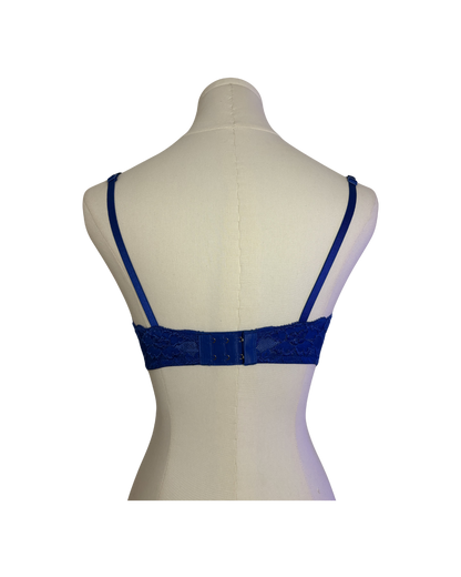Moschino Blue Lace Bra