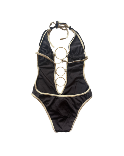 Dolce & Gabbana Brown One Piece Swimsuit