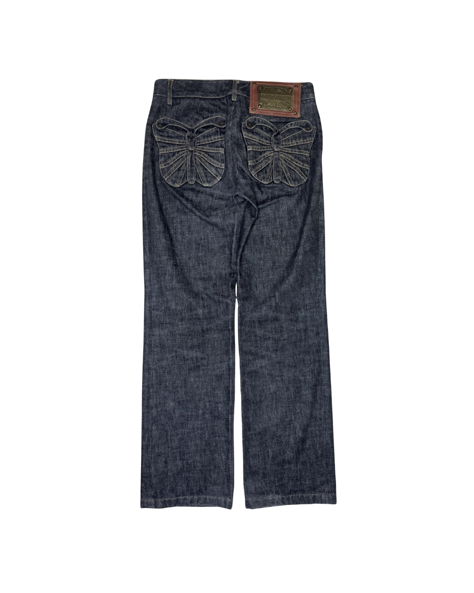 Dolce & Gabbana Butterfly Denim Jeans