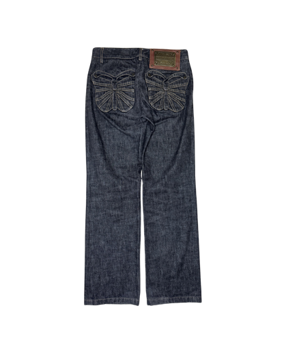 Dolce & Gabbana Butterfly Denim Jeans
