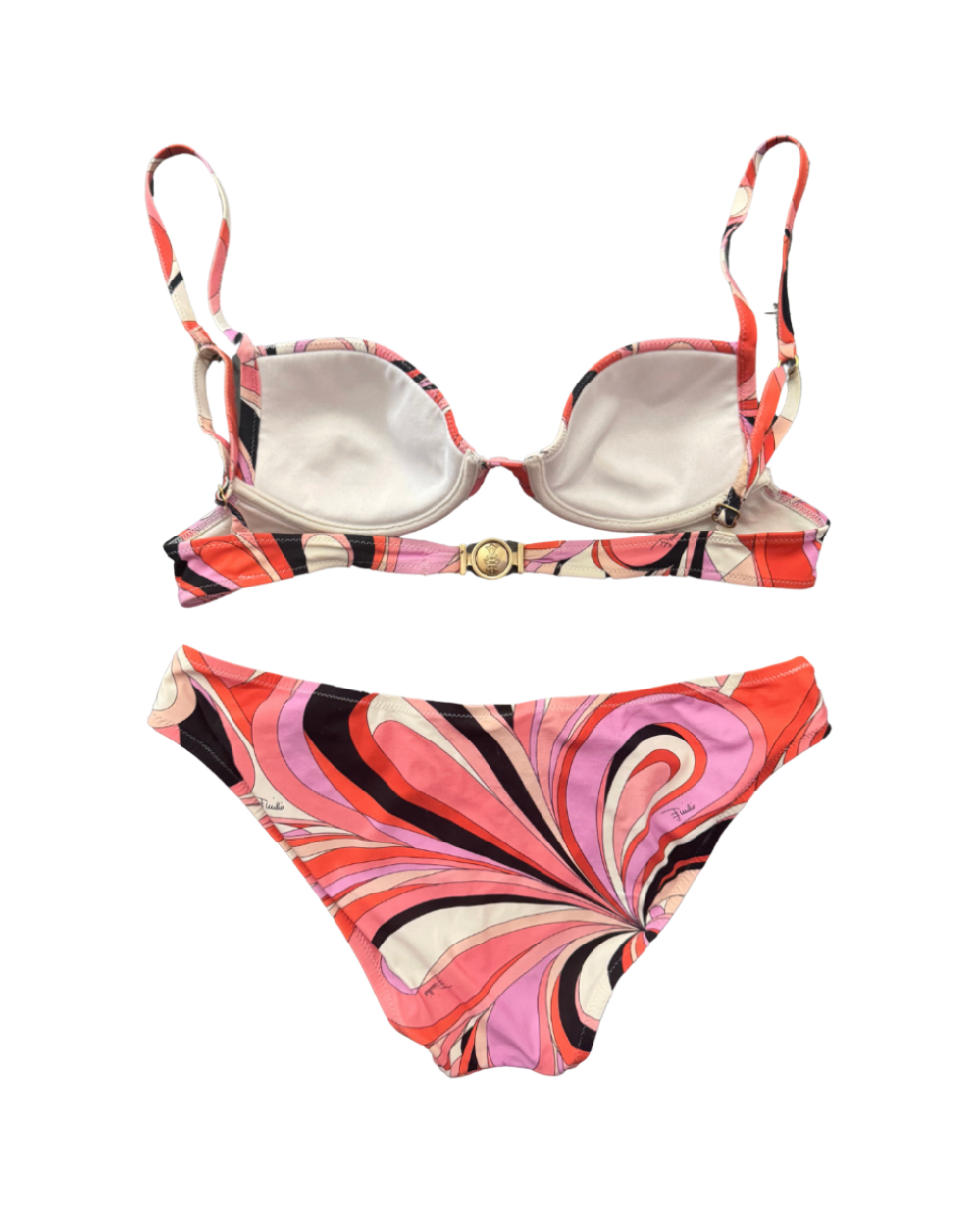 Emilio Pucci Pink Printed Bikini