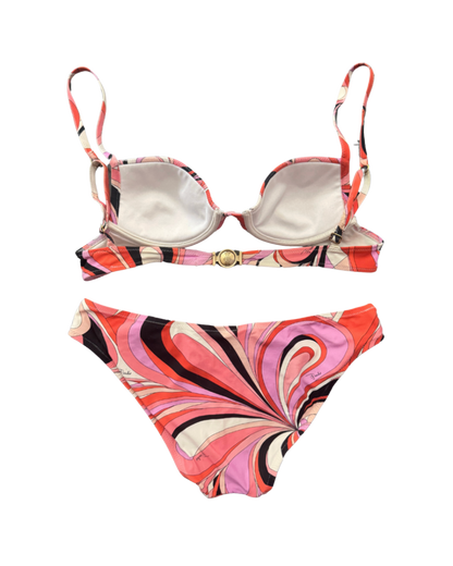 Emilio Pucci Pink Printed Bikini