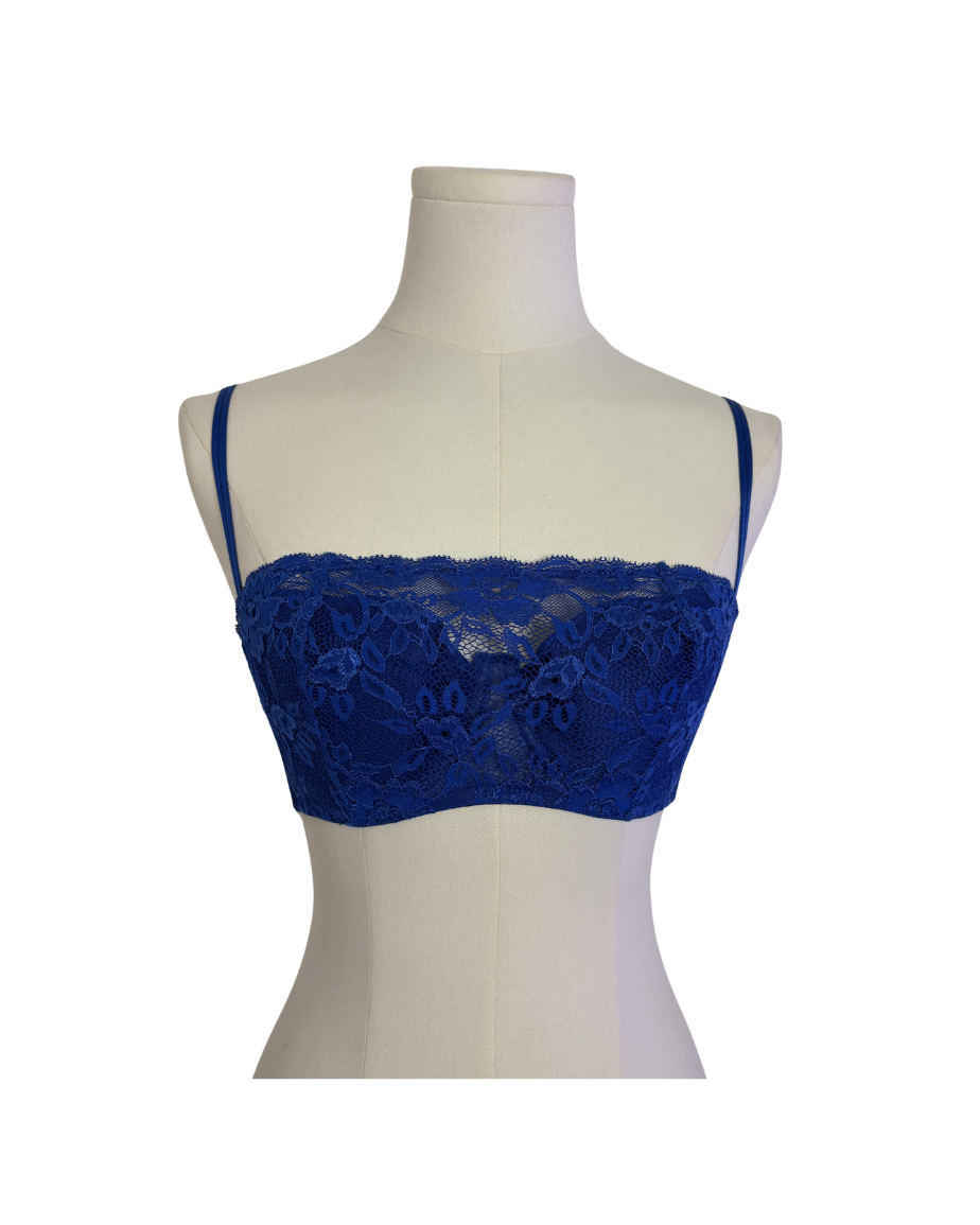 Moschino Blue Lace Bra