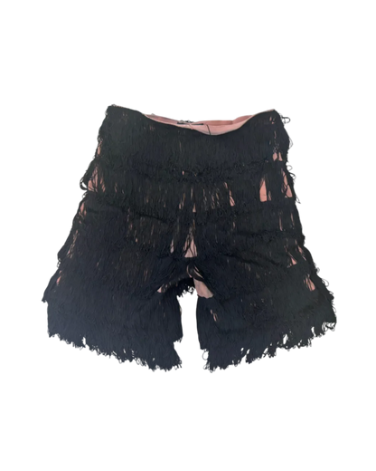 Junior Gaultier Fringe Shorts