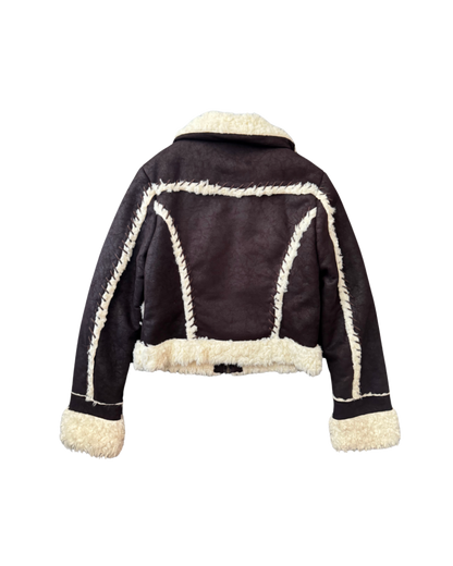 Vintage Zelias Aviator Faux Fur Jacket