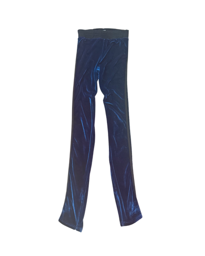 Dolce & Gabbana Blue Velour Track Pants
