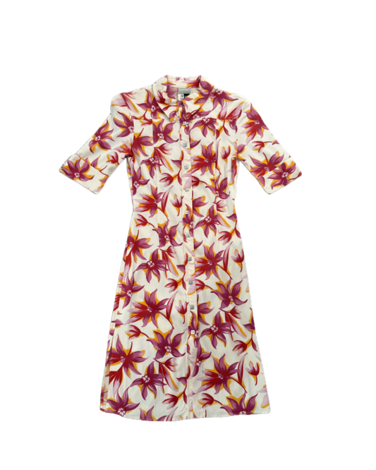 Gianni Versace Floral Shirt Dress
