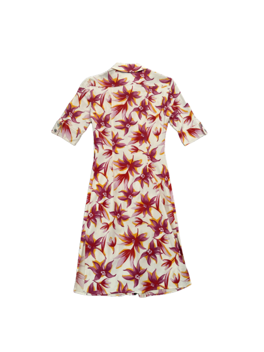 Gianni Versace Floral Shirt Dress