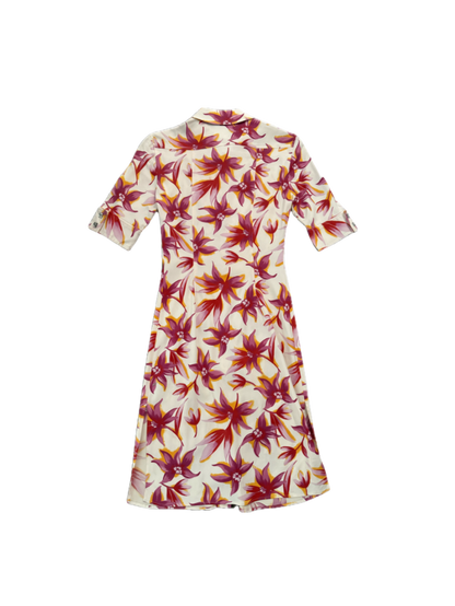 Gianni Versace Floral Shirt Dress