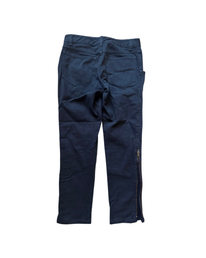 Gucci Black Zipper Logo Jeans