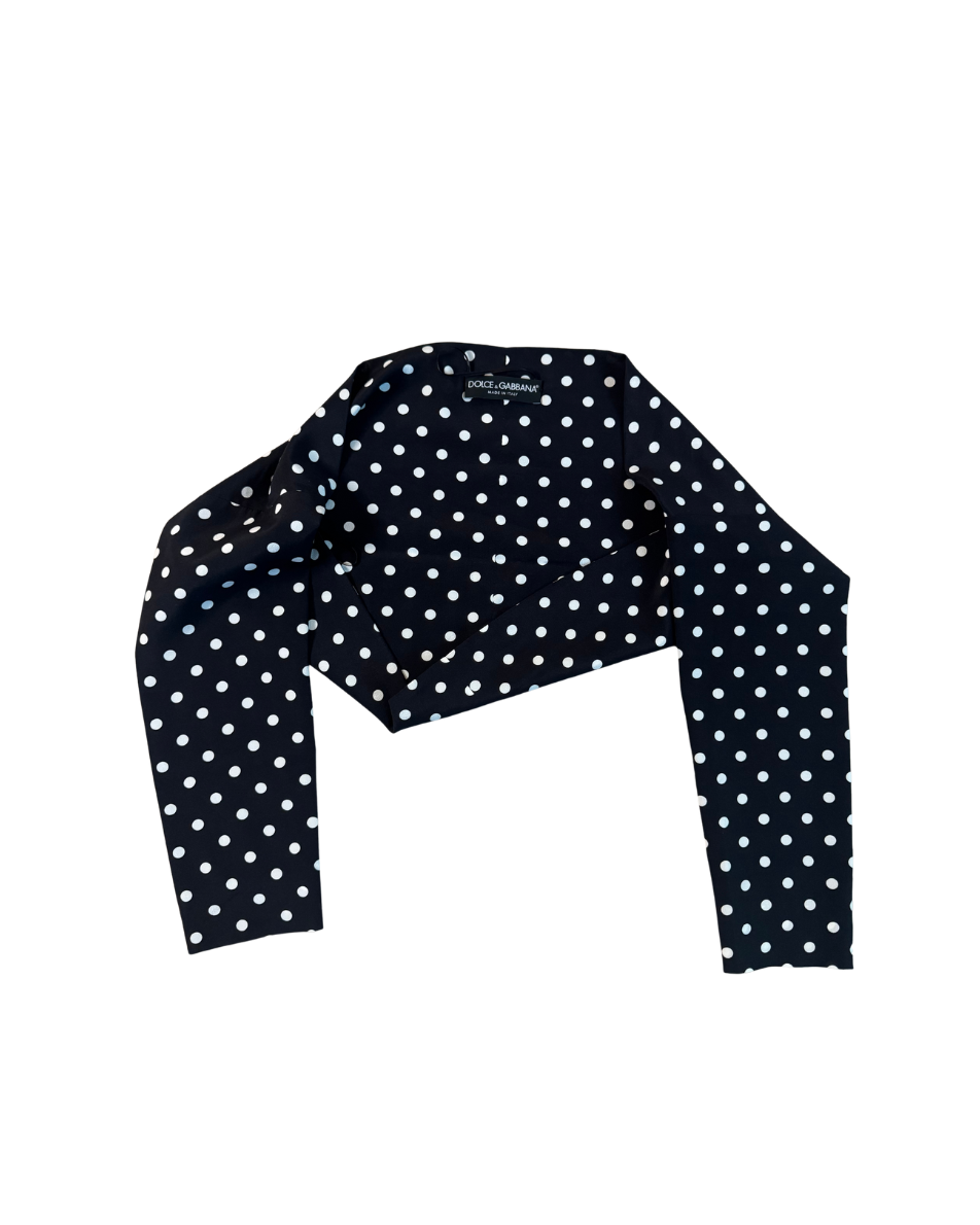 Dolce & Gabbana Polka Dot Bolero Top
