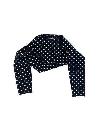 Dolce & Gabbana Polka Dot Bolero Top