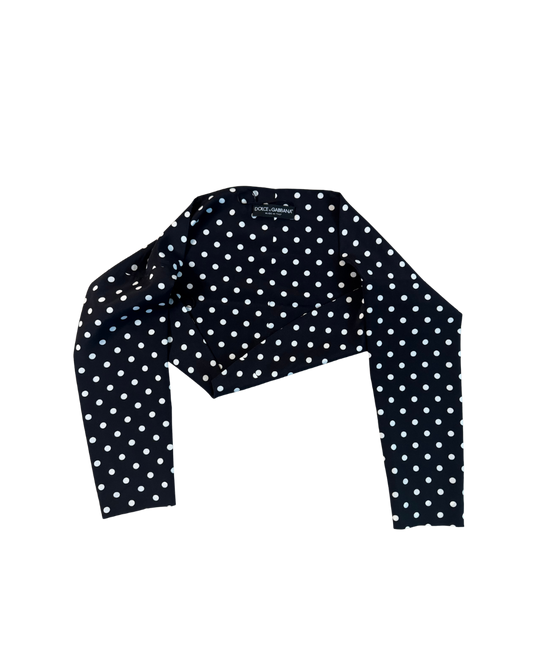 Dolce & Gabbana Polka Dot Bolero Top