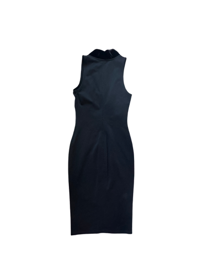Gucci Velvet Neckline Black Midi Dress