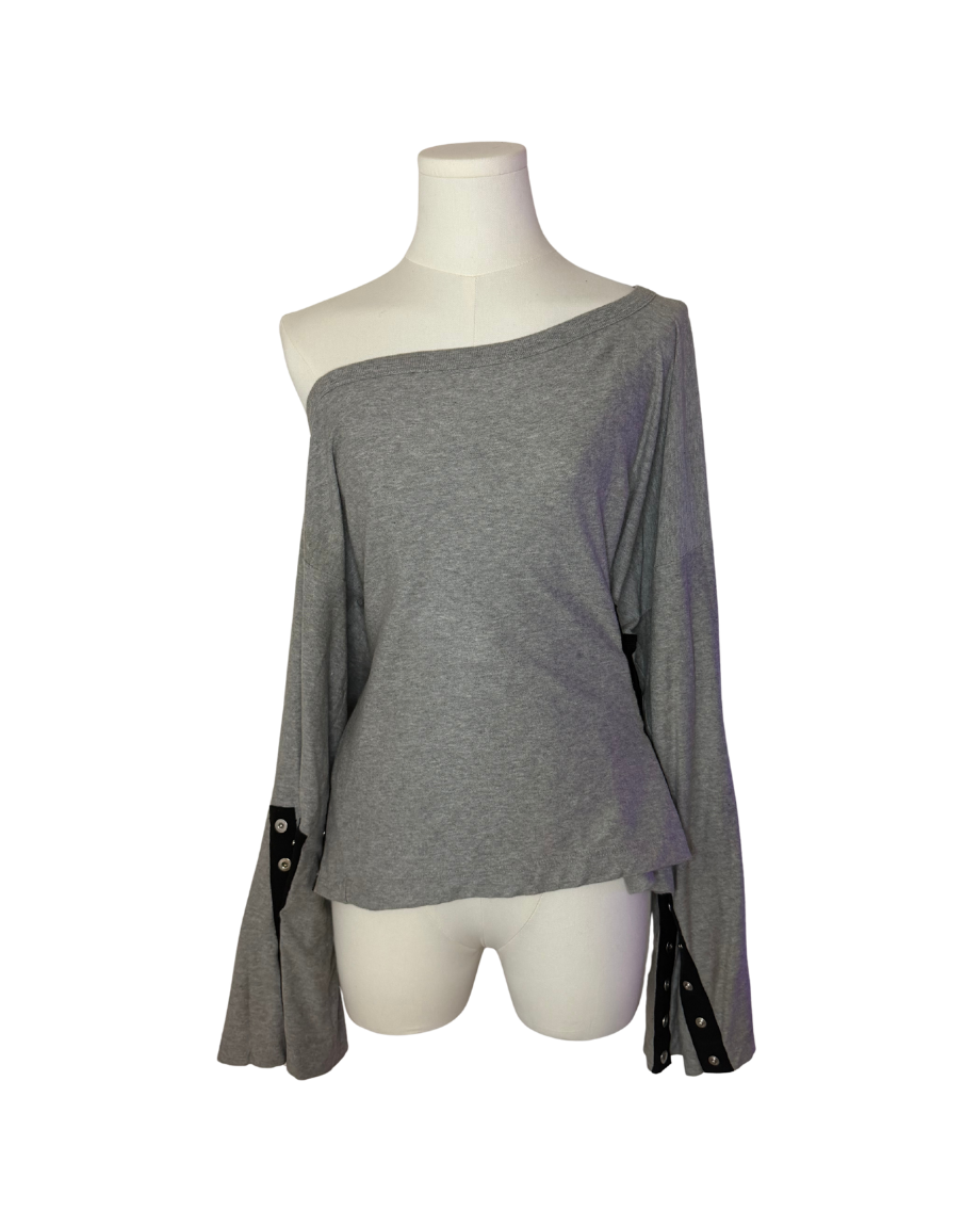 Dolce & Gabbana Long Sleeve Button Snap Top