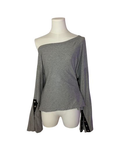 Dolce & Gabbana Long Sleeve Button Snap Top