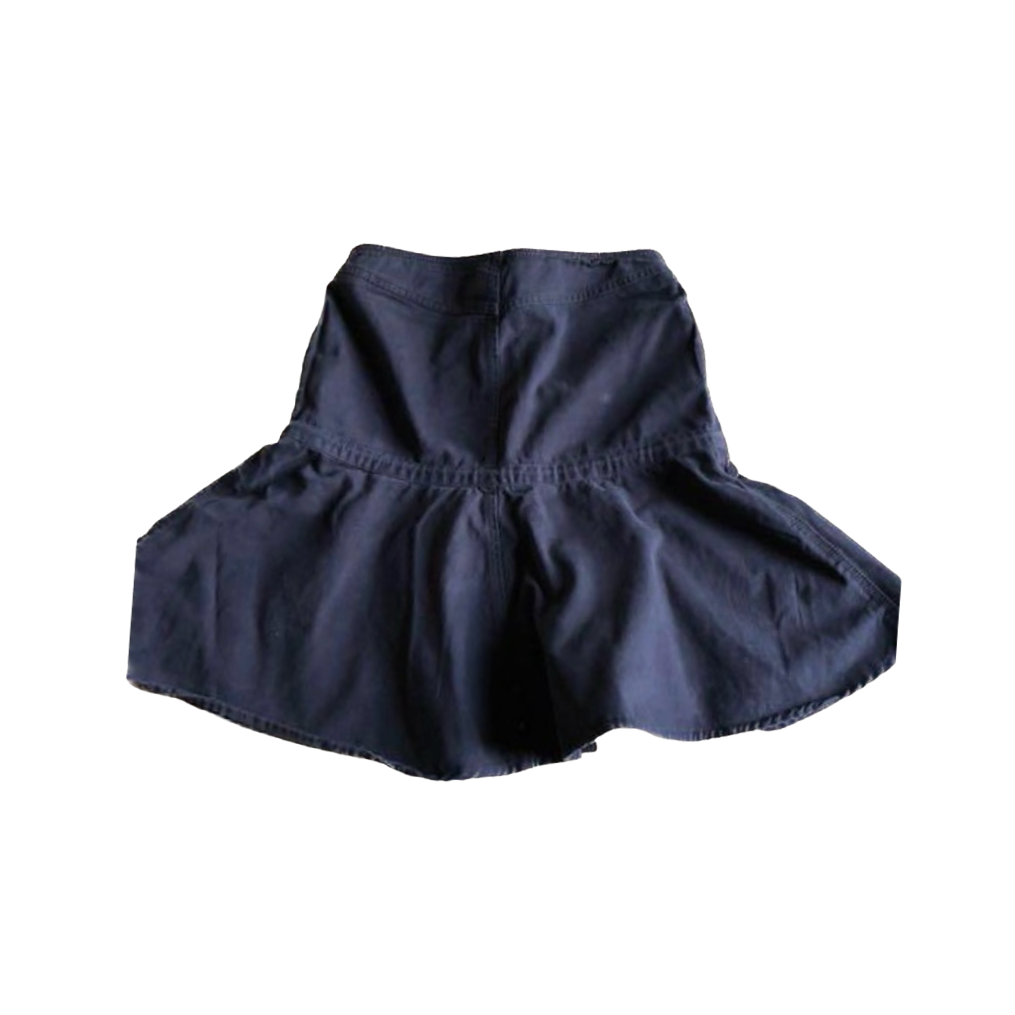 Diesel Navy Embroidered Skirt