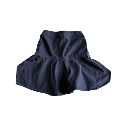 Diesel Navy Embroidered Skirt