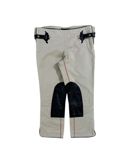 Dsquared² Capri Pants w/ Leather Details
