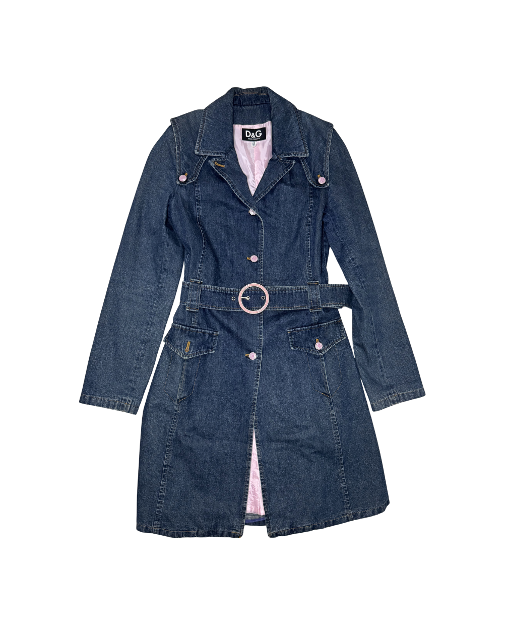 Dolce & Gabbana Long Denim Coat