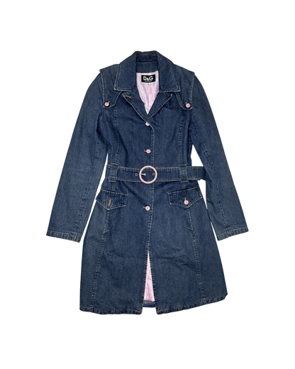 Dolce & Gabbana Long Denim Coat