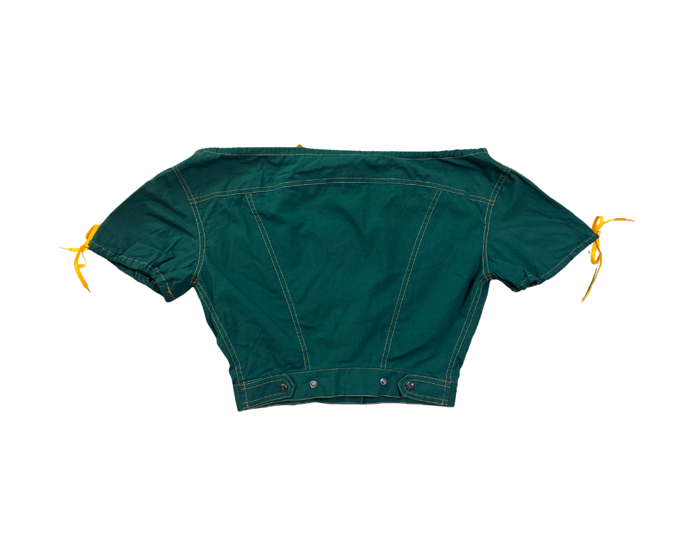 Jean Paul Gaultier Junior Off-the-Shoulder Crop Top