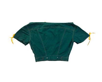 Jean Paul Gaultier Junior Off-the-Shoulder Crop Top