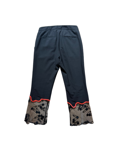 Versus Versace Black Capri Pants