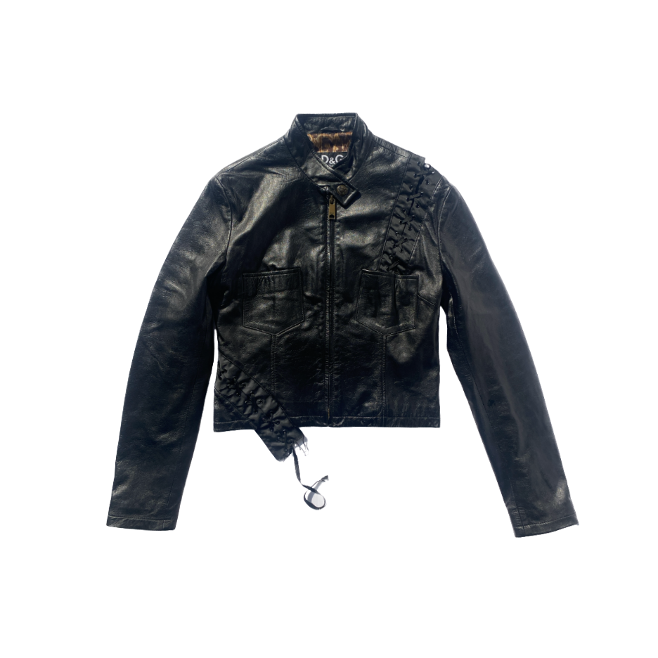 Dolce & Gabbana Virginia Panthers Leather Jacket