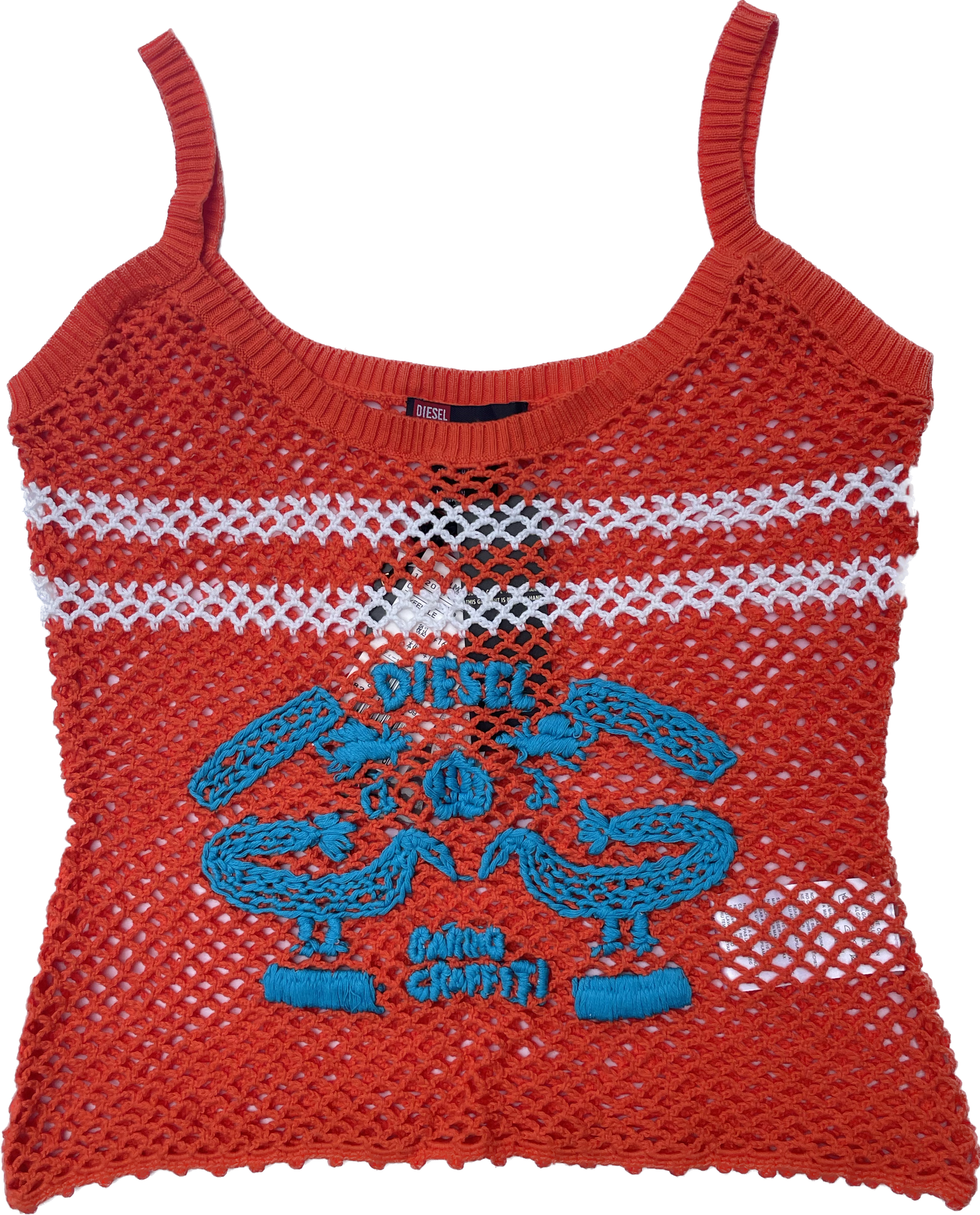 Diesel Fishnet Tank Top