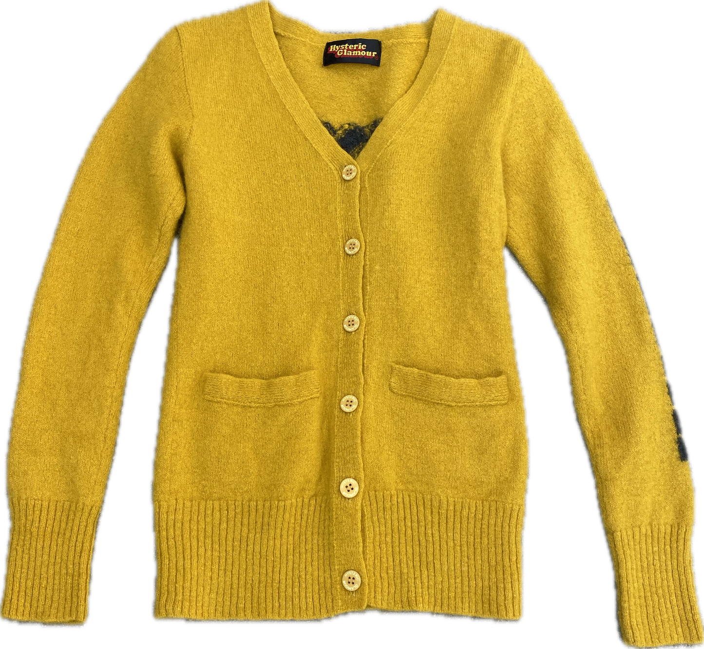 Hysteric Glamour Yellow Cardigan