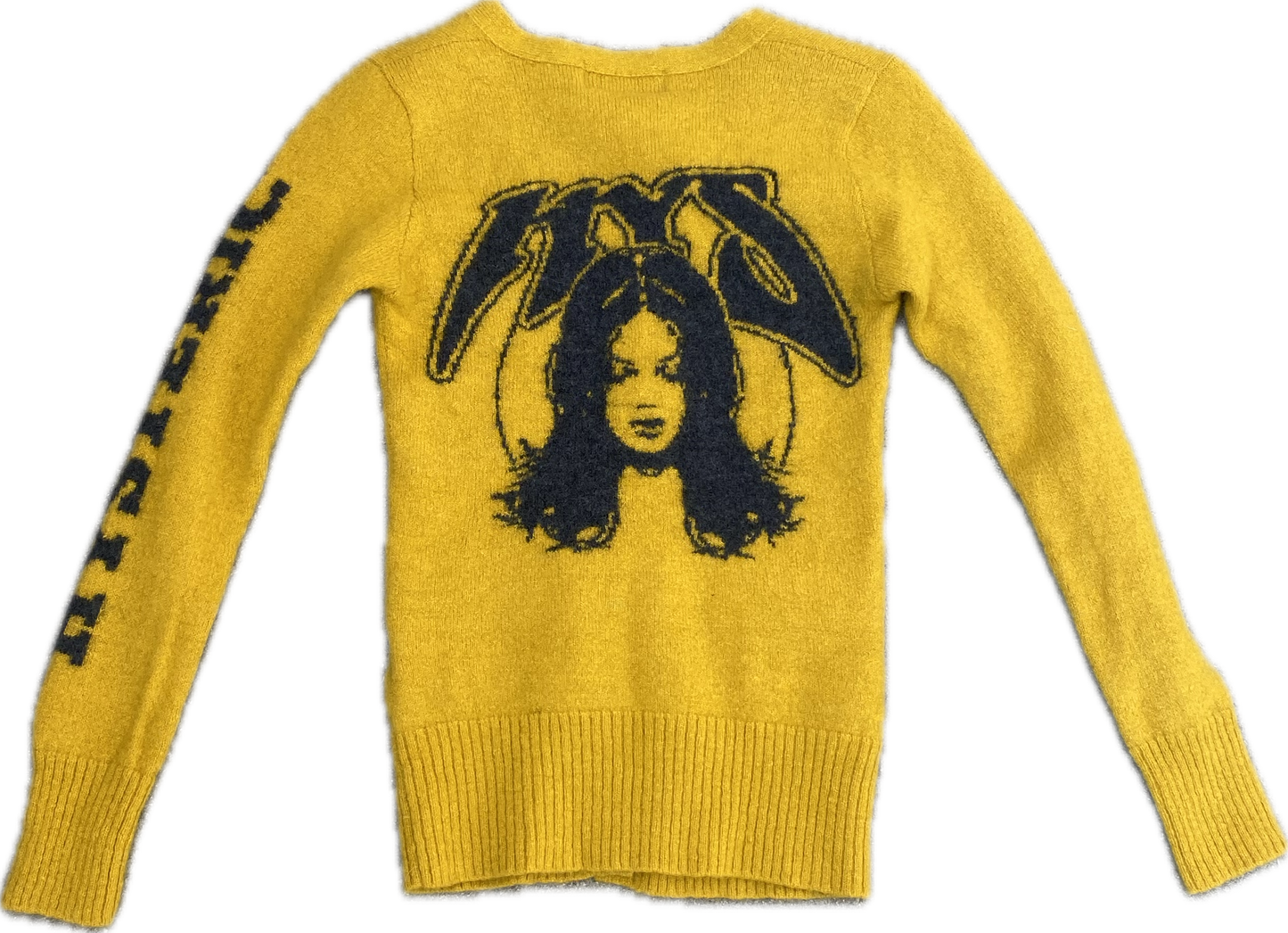 Hysteric Glamour Yellow Cardigan
