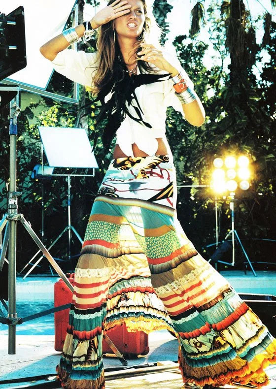 Jean Paul Gaultier Maille Femme Tiered Strapless Skirt/Dress