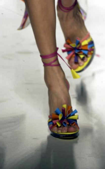 Emilio Pucci 3D Detailed Sandals