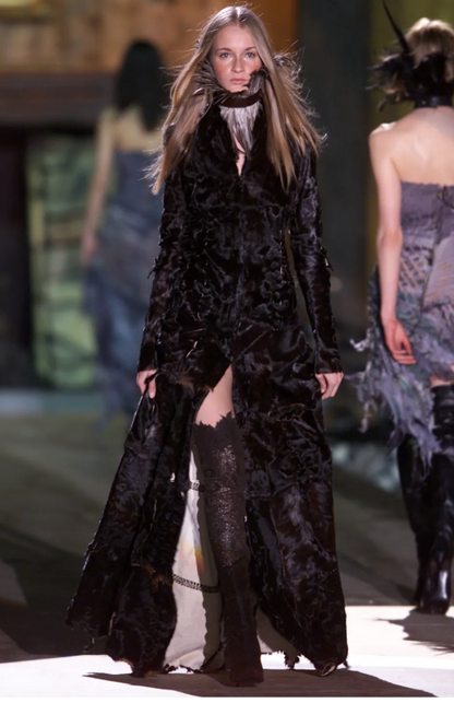 Roberto Cavalli Brown Leather Pants