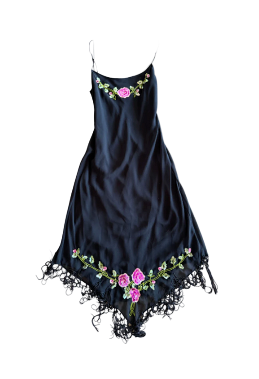 Betsey Johnson Beaded Rose Dress