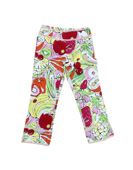 Moschino Jeans Fruit Printed Capri Pants