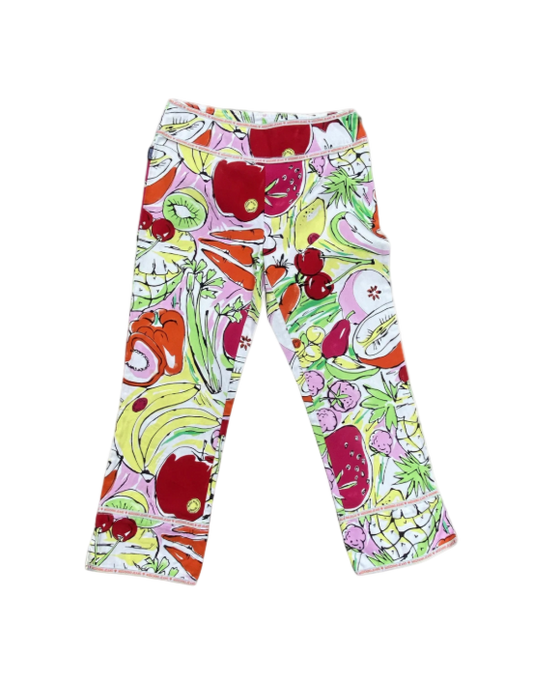 Moschino Jeans Fruit Printed Capri Pants