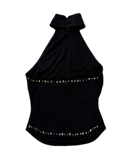 Dolce & Gabbana Spring “Diva” Studded Halter Top