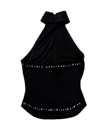 Dolce & Gabbana Spring “Diva” Studded Halter Top