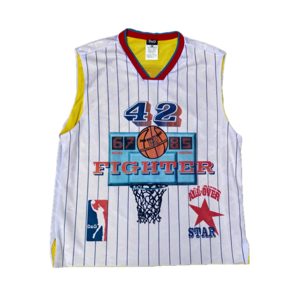 Dolce & Gabbana Basketball Jersey Top
