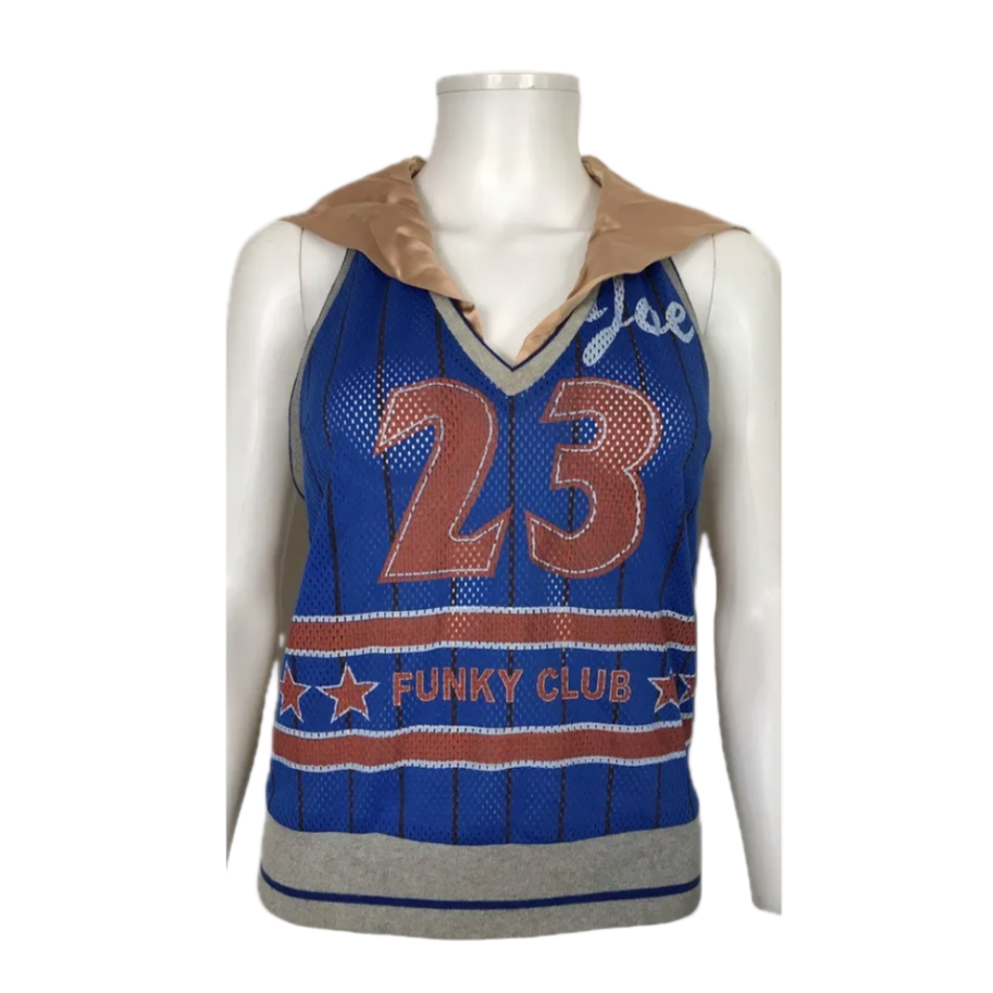 Dolce & Gabbana “Baseball Chick” Hooded Jersey Top