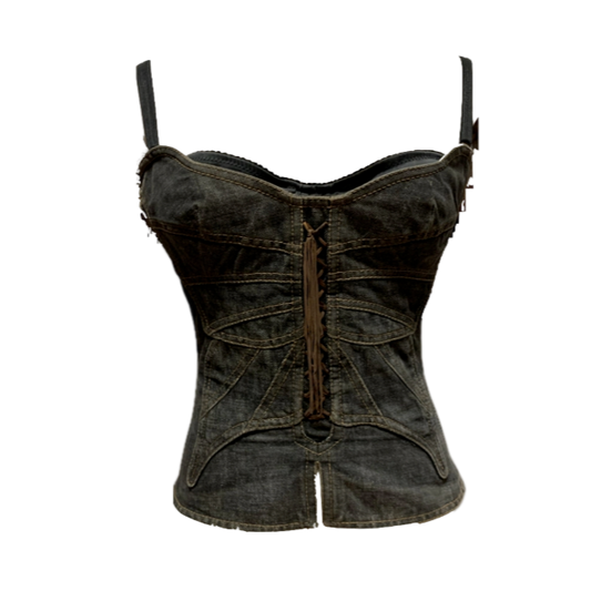 Dolce & Gabbana Butterfly Corset Top
