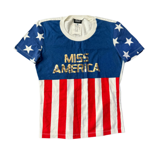 Dolce & Gabbana “Miss America” T-Shirt