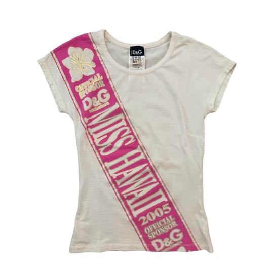 Dolce & Gabbana “Miss Hawaii” T-Shirt